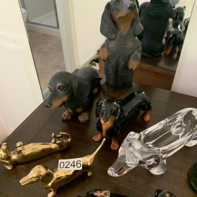Daschund Dogs Collectibles Lot