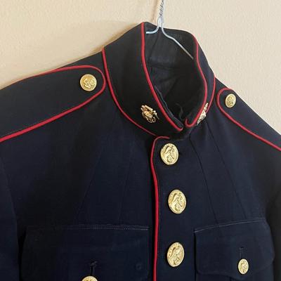 USMC ~ Dress Blues ~ Black Jacket & Blue Pants