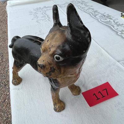 Boston Terrier Cast Iron Door Stop