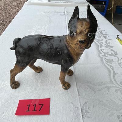 Boston Terrier Cast Iron Door Stop