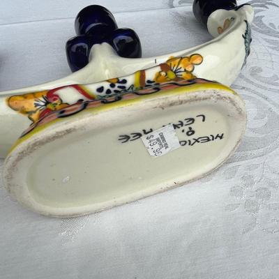 Talavera Matched 3 light Candle Sticks