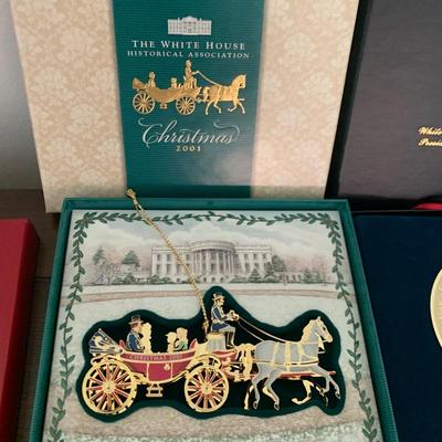 Huge White House Christmas Ornament Lot