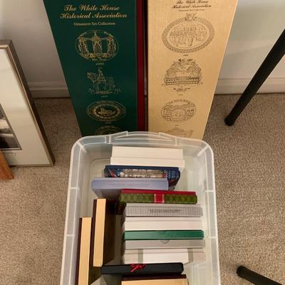 Huge White House Christmas Ornament Lot