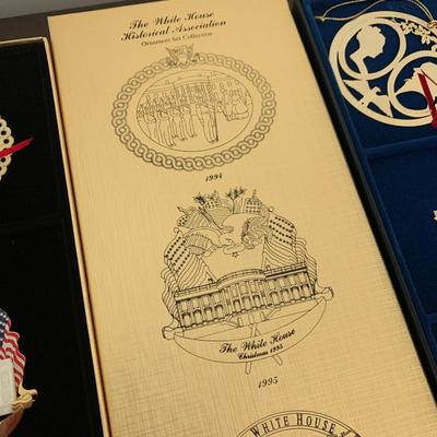 Huge White House Christmas Ornament Lot