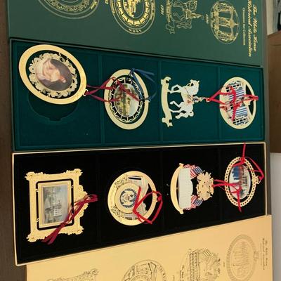 Huge White House Christmas Ornament Lot
