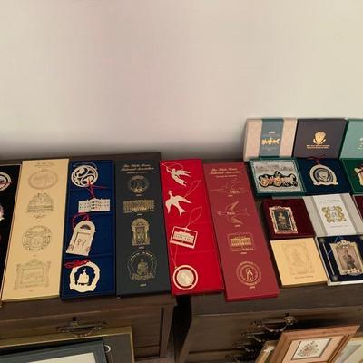Huge White House Christmas Ornament Lot