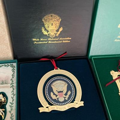 Huge White House Christmas Ornament Lot