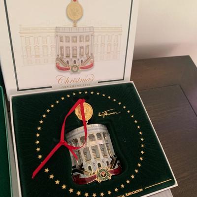 Huge White House Christmas Ornament Lot
