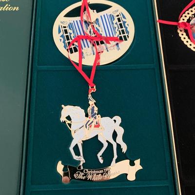 Huge White House Christmas Ornament Lot