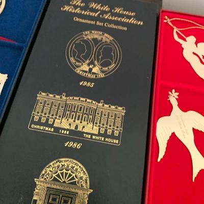 Huge White House Christmas Ornament Lot