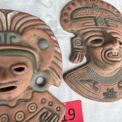 Mexico Wall Masks Terra Cotta