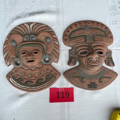 Mexico Wall Masks Terra Cotta