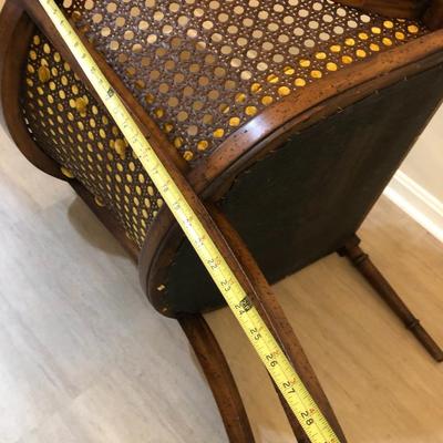 Vintage Barrel Like Cain Chair -Lot 190