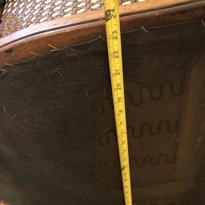 Vintage Barrel Like Cain Chair -Lot 190