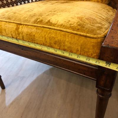 Vintage Barrel Like Cain Chair -Lot 190