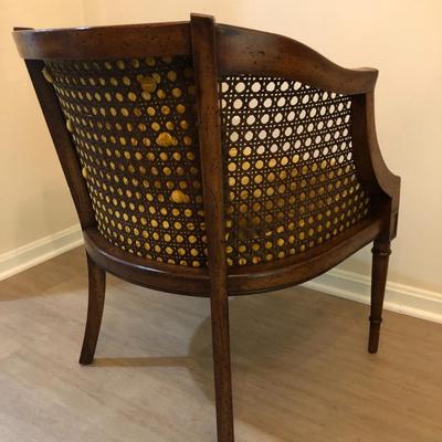 Vintage Barrel Like Cain Chair -Lot 190
