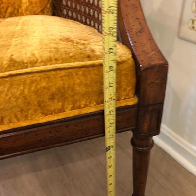 Vintage Barrel Like Cain Chair -Lot 190