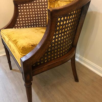 Vintage Barrel Like Cain Chair -Lot 190