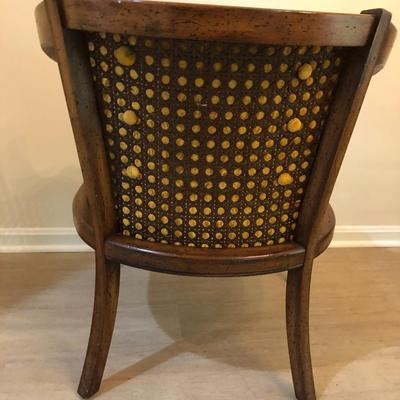 Vintage Barrel Like Cain Chair -Lot 190
