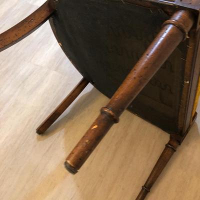 Vintage Barrel Like Cain Chair -Lot 190