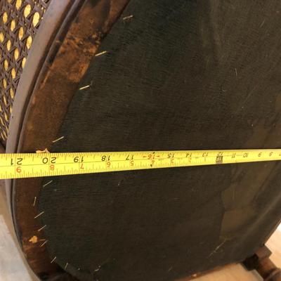 Vintage Barrel Like Cain Chair -Lot 190