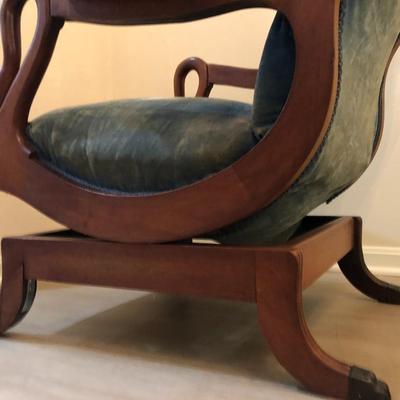 Antique Goose Neck Rocker -Lot 191