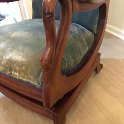Antique Goose Neck Rocker -Lot 191