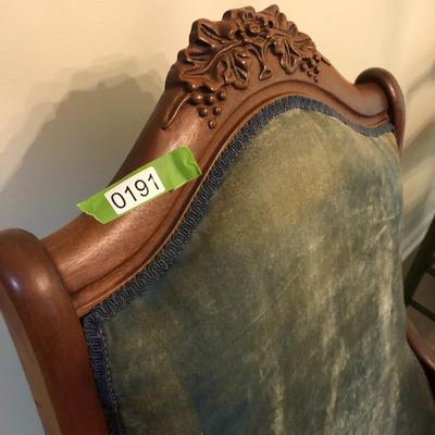 Antique Goose Neck Rocker -Lot 191
