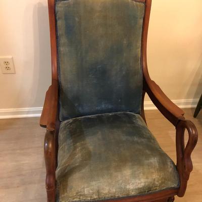 Antique Goose Neck Rocker -Lot 191