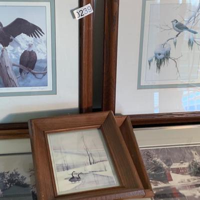 Art Lot - Some Signed - Mostly New England Scenes - Framed