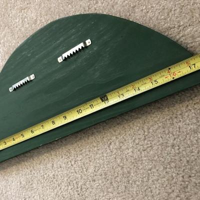 Hand Painted Double Sided Wall Shelf & Winter Wall Plaque -Lot 193