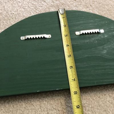 Hand Painted Double Sided Wall Shelf & Winter Wall Plaque -Lot 193