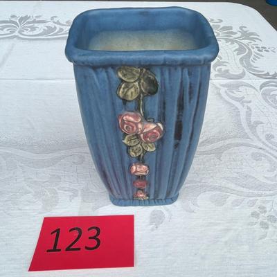 Weller Small Blue Vase