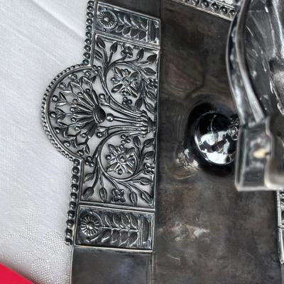 Silver Plate Calling Card Tray