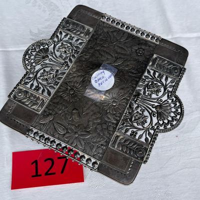 Silver Plate Calling Card Tray