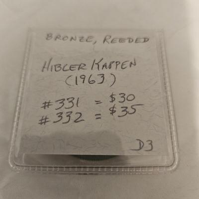 Lewis & Clark  1963 hibler kappen bronze reeded