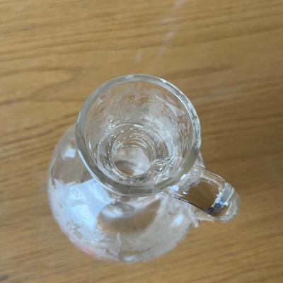 Hawkes Style Etched Ewer