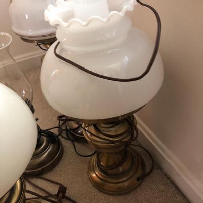 Multiple Hurricane Lamps / Lights -Lot 196