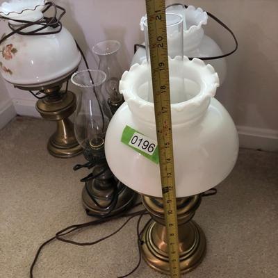 Multiple Hurricane Lamps / Lights -Lot 196