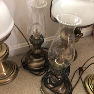 Multiple Hurricane Lamps / Lights -Lot 196