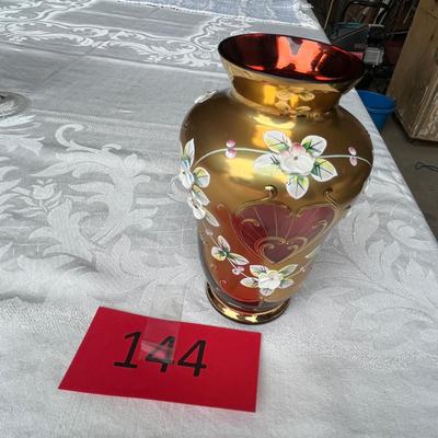 Italian Cranberry vase