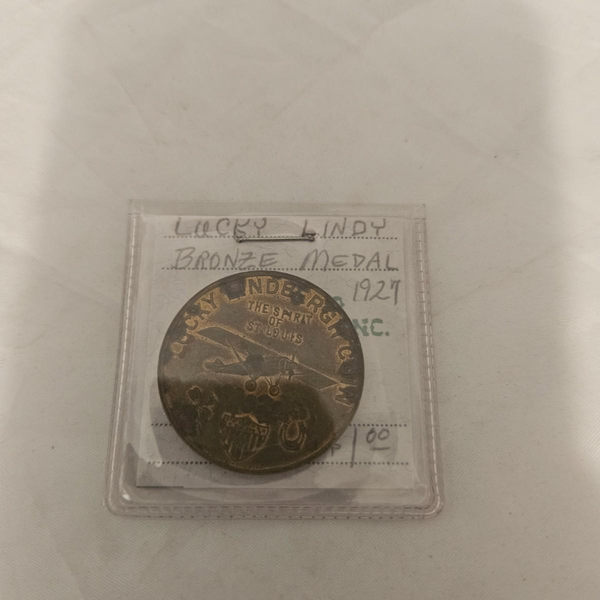 Lucky lindy bronze medal