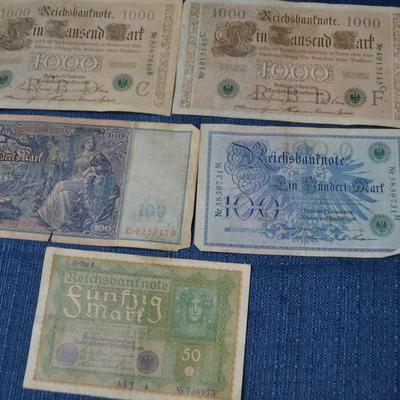 LOT 420 GERMAN CURRENCY