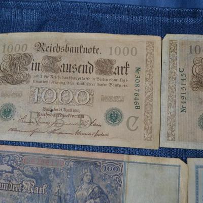 LOT 420 GERMAN CURRENCY