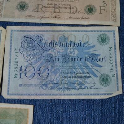 LOT 420 GERMAN CURRENCY