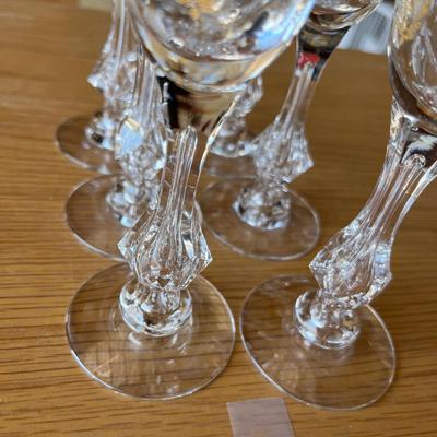 Tiffin Palais Versailles 6 Cordials Glasses