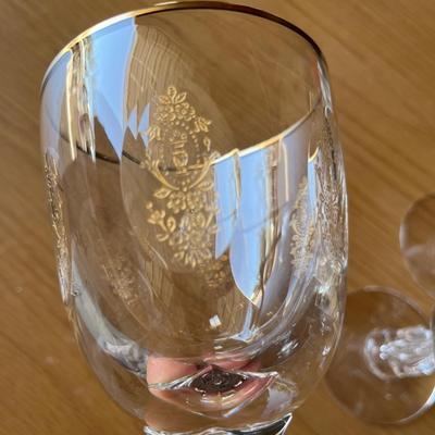 Tiffin Palais Versailles 8 Wine Goblets