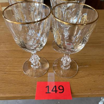 Tiffin Palais Versailles 8 Wine Goblets