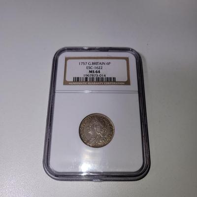 1757 Great Britain 6P