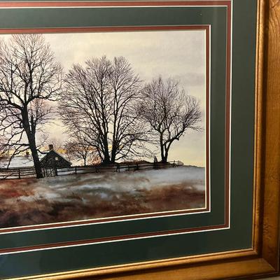 Framed Matted Print Unknown artist